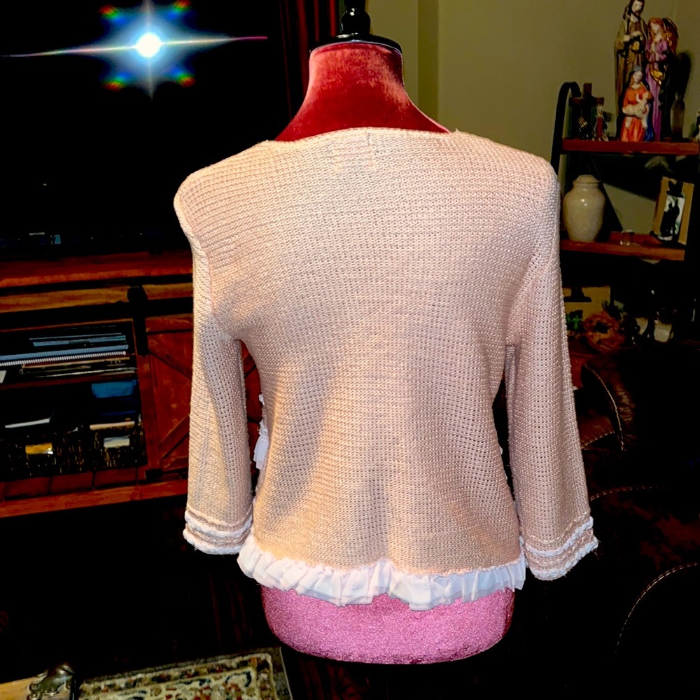 Ruby Rd pink cardigan - Picture 2 of 5